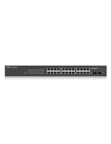 Zyxel GS1900-24HP switch di rete Gestito Gigabit Ethernet (10 100 1000) Supporto Power over Ethernet (PoE) Nero