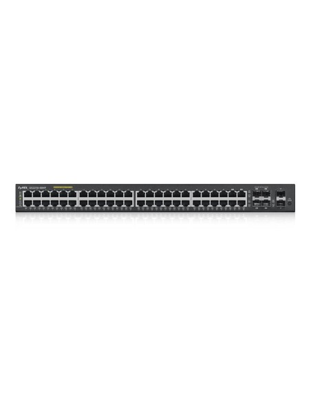 Zyxel GS2210-48HP Gestito L2 Gigabit Ethernet (10 100 1000) Supporto Power over Ethernet (PoE) 1U Nero