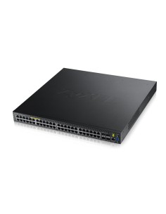Zyxel GS3700-48HP Gestito L2+ Gigabit Ethernet (10 100 1000) Supporto Power over Ethernet (PoE) Nero