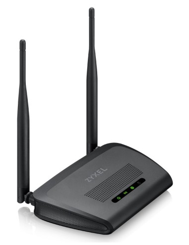 Zyxel NBG-418N v2 router wireless Fast Ethernet Banda singola (2.4 GHz) Nero