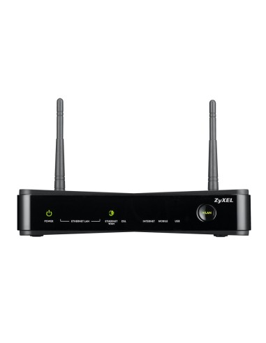 Zyxel SBG3300-N router wireless Gigabit Ethernet Dual-band (2.4 GHz 5 GHz) 4G Nero