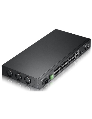 Zyxel XGS3600-28F Non gestito L2 Gigabit Ethernet (10 100 1000) Nero