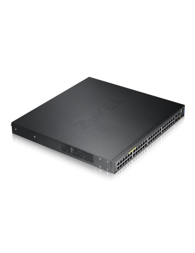 Zyxel XGS3700-48HP Gestito L2+ Gigabit Ethernet (10 100 1000) Supporto Power over Ethernet (PoE) Blu