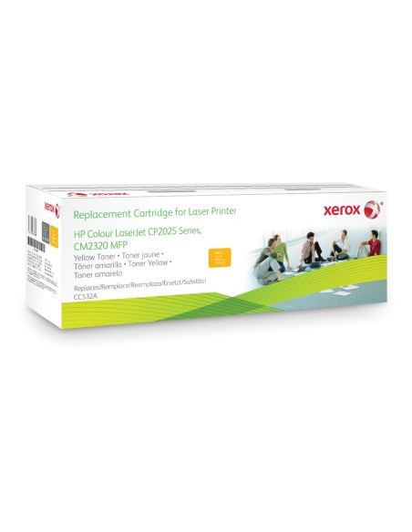 Xerox Cartuccia toner giallo. Equivalente a HP CC532A. Compatibile con HP Colour LaserJet CM2320 MFP, Colour LaserJet