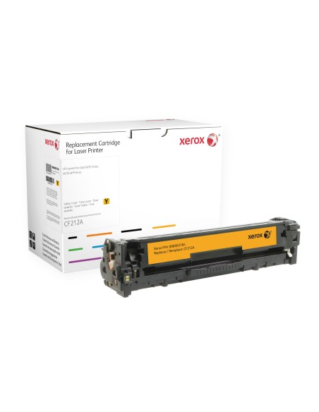 Xerox Cartuccia toner giallo. Equivalente a HP CF212A . Compatibile con HP LaserJet Pro 200 M251, LaserJet Pro 200 MFP M276