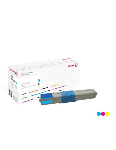 Xerox Cartuccia toner ciano. Equivalente a Oki 44469724. Compatibile con Oki C510, C511, C530, C531, MC561, MC562