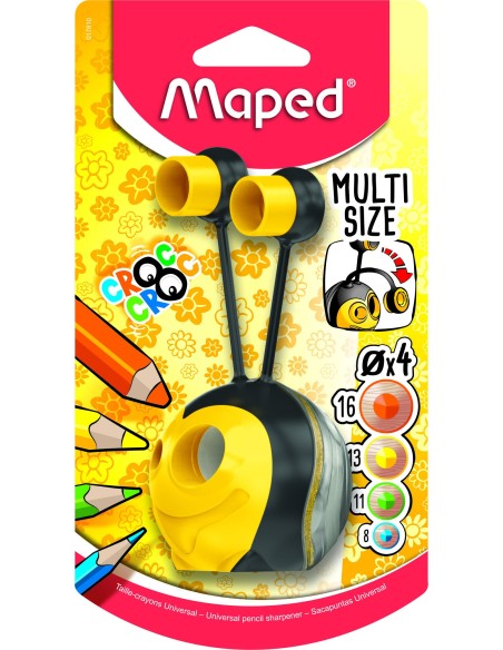 Maped Temperamatite Croc Croc Universal 2 fori - 4 diametri