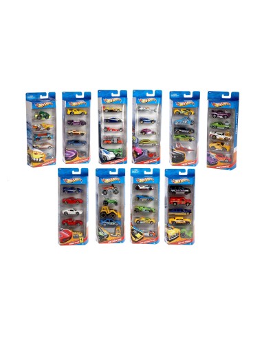 Hot Wheels 5 veicoli assortiti