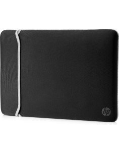 HP 39.62 cm (15.6") Neoprene Reversible Sleeve (Black Silver)