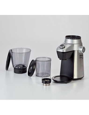 Ariete Grinder Pro macina caffé 150 W Nero, Acciaio inossidabile