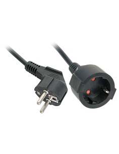 Lindy 30245 prolunghe e multiple 5 m 2 presa(e) AC Interno Nero
