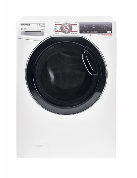 Hoover WDWFT 4138AH-01 lavasciuga Libera installazione Caricamento frontale Nero, Bianco