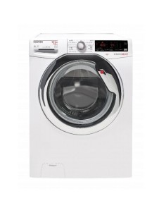 Hoover WDWOA 5106AH-01 lavasciuga Libera installazione Caricamento frontale Nero, Cromo, Bianco