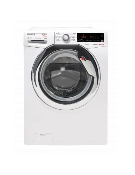 Hoover WDWOA 5106AH-01 lavasciuga Libera installazione Caricamento frontale Nero, Cromo, Bianco