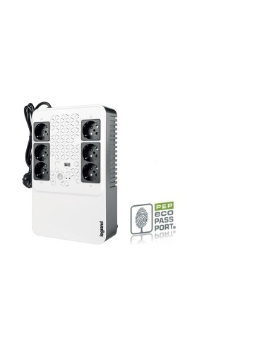 Legrand Keor Multiplug A linea interattiva 0,6 kVA 360 W 6 presa(e) AC