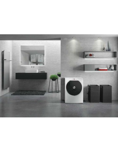 Hoover AXI LAV AWDPD 4138LH 1-S lavasciuga Libera installazione Caricamento frontale Bianco
