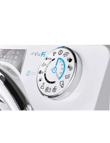 Candy RapidÓ ROW 4964DXHC\1-S lavasciuga Libera installazione Caricamento frontale Bianco