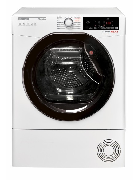 Hoover DXW HY9A2TKEX-01 asciugatrice Libera installazione Caricamento frontale 9 kg A++ Nero, Cromo, Bianco