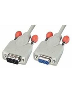 Lindy 2m HD15 Cable cavo VGA VGA (D-Sub) Grigio