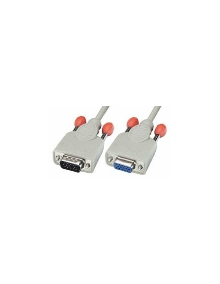 Lindy 2m HD15 Cable cavo VGA VGA (D-Sub) Grigio
