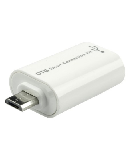 Lindy 31933 adattatore per inversione del genere dei cavi microUSB B USB A Bianco