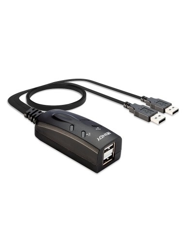 Lindy 32165 switch per keyboard-video-mouse (kvm) Nero