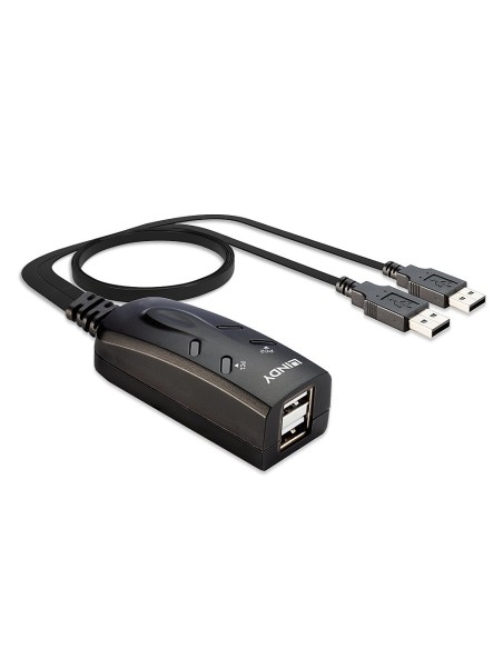 Lindy 32165 switch per keyboard-video-mouse (kvm) Nero