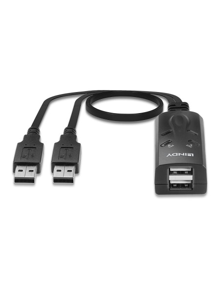 Lindy 32165 switch per keyboard-video-mouse (kvm) Nero