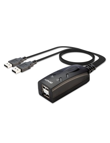 Lindy 32165 switch per keyboard-video-mouse (kvm) Nero