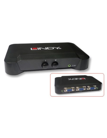 Lindy VGA & Audio Umschalter 2 1