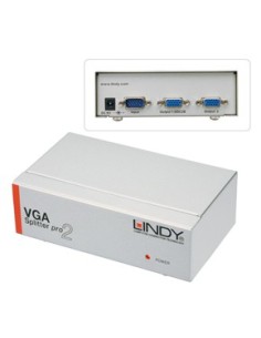 Lindy 2 Port VGA Splitter Pro 2x VGA