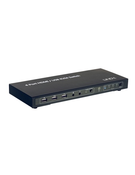 Lindy 32811 switch per keyboard-video-mouse (kvm) Nero