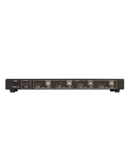 Lindy 32811 switch per keyboard-video-mouse (kvm) Nero