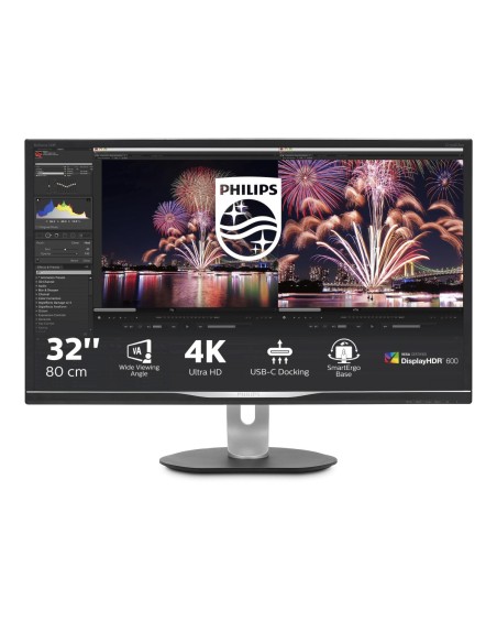 Philips P Line Monitor LCD con dock USB-C 328P6VUBREB 00