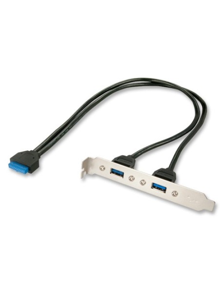Lindy 33096 cavo USB 0,4 m Grigio, Nero