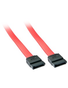 Lindy 33324 cavo SATA 0,5 m Nero, Rosso