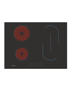 Candy Timeless CH74BVT Nero Da incasso 70 cm Ceramica 4 Fornello(i) 2