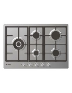 Candy CHG7WLWPX Acciaio inossidabile Da incasso 75 cm Gas 5 Fornello(i)