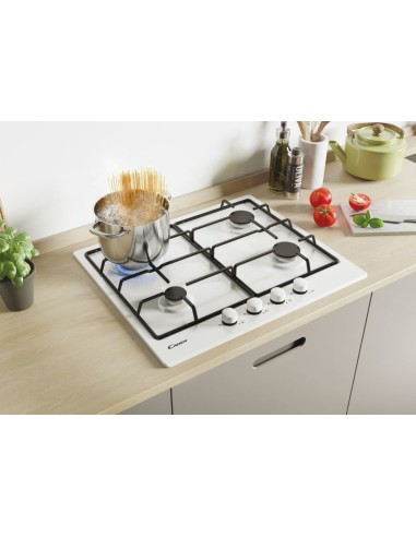 Candy Timeless CHW6BRWW Bianco Da incasso 59 cm Gas 4 Fornello(i)