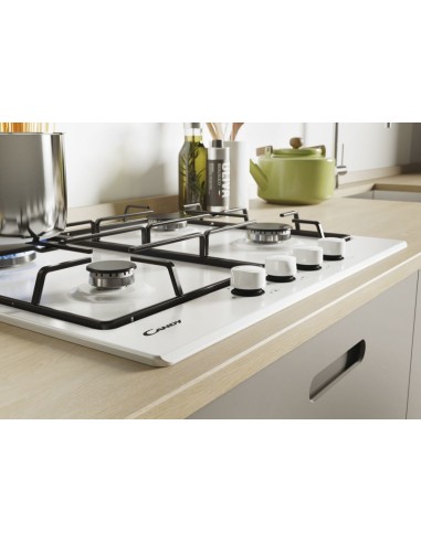 Candy Timeless CHW6BRWW Bianco Da incasso 59 cm Gas 4 Fornello(i)