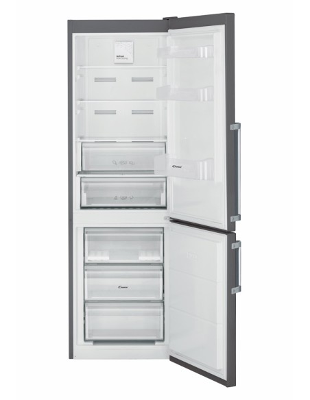 Candy CVBN 6184XBF frigorifero con congelatore Libera installazione 324 L Acciaio inossidabile