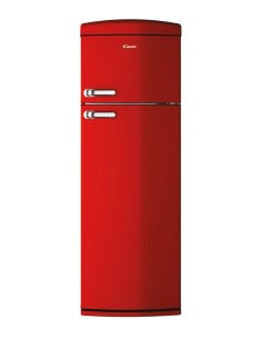 Candy Divo CVRDS 6174RH frigorifero con congelatore Libera installazione 304 L Rosso