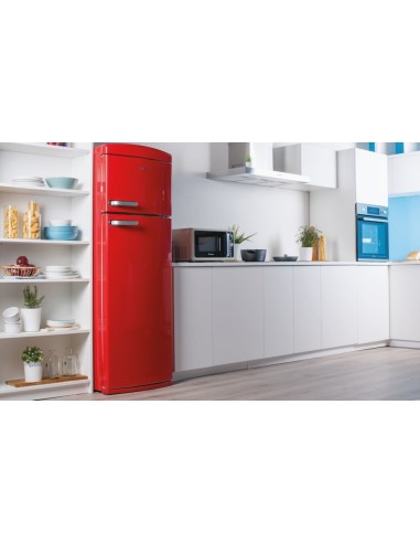 Candy Divo CVRDS 6174RH frigorifero con congelatore Libera installazione 304 L Rosso