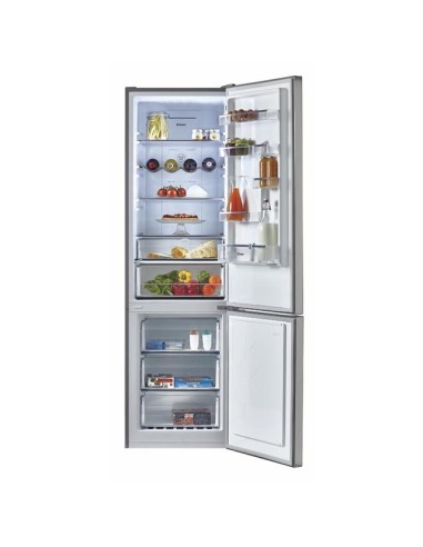 Candy CMNV 6202X frigorifero con congelatore Libera installazione 351 L Acciaio inossidabile