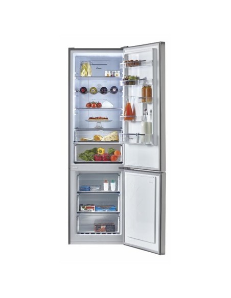 Candy CMNV 6202X frigorifero con congelatore Libera installazione 351 L Acciaio inossidabile