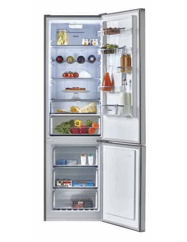 Candy Bell'Ó CMNR 6204XPUWIFI frigorifero con congelatore Libera installazione 351 L Acciaio inossidabile