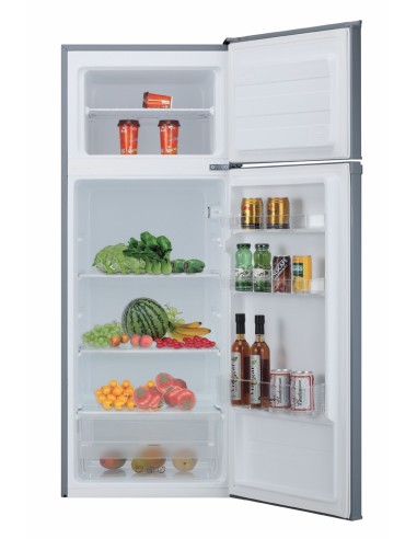 Candy CMDDS 5142X frigorifero con congelatore Libera installazione 204 L Acciaio inossidabile