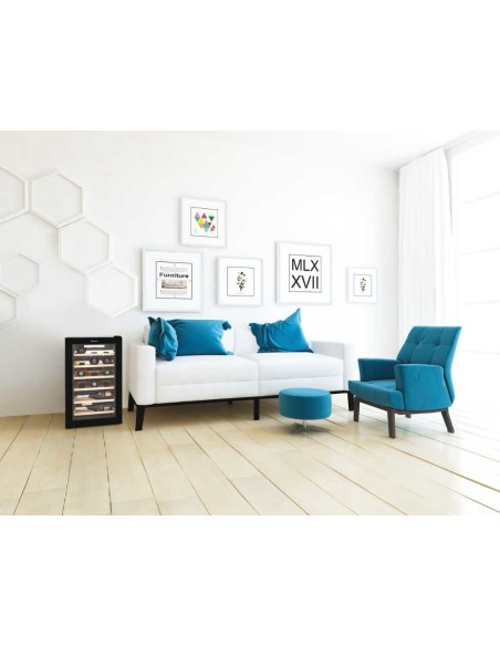 Candy DiVino CWCEL 210 Libera installazione Nero 21 bottiglia bottiglie