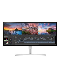 LG 34WK95U-W Monitor PC 86,4 cm (34") 5120 x 2160 Pixel 5K Ultra HD LED Nero, Argento, Bianco