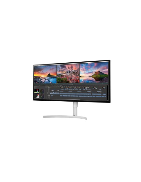 LG 34WK95U-W Monitor PC 86,4 cm (34") 5120 x 2160 Pixel 5K Ultra HD LED Nero, Argento, Bianco